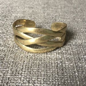 Lucky Brand gold cuff bracelet